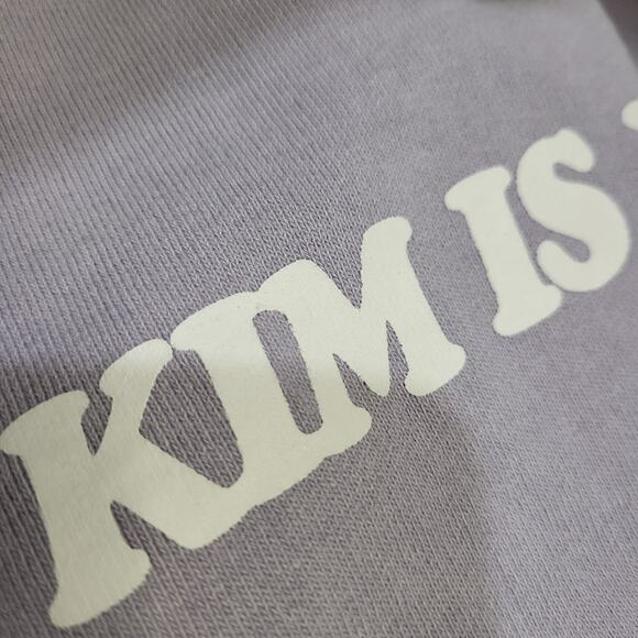 Talentless Sweatshirt Purple Pastel Pullover Kim Is My Lawyer Boxy Cotton Medium - Picture 10 of 13